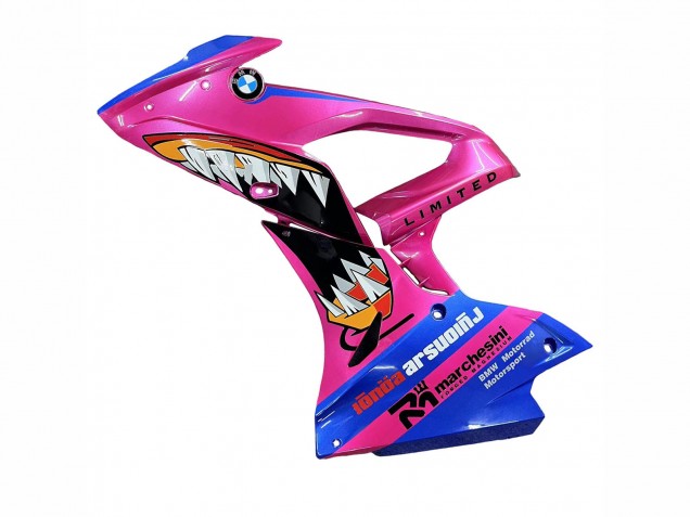2017-2018 BMW S1000RR Motorcycle Fairings - Pink Blue Yellow Shark Australia