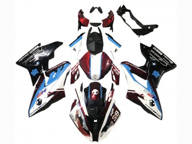 Affordable 2017-2018 BMW S1000RR Abs Fairings - White Blue Red Glossy Black Australia