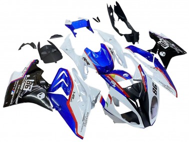 Affordable 2017-2018 BMW S1000RR Bike Fairings - White Blue Red Glossy Black Australia
