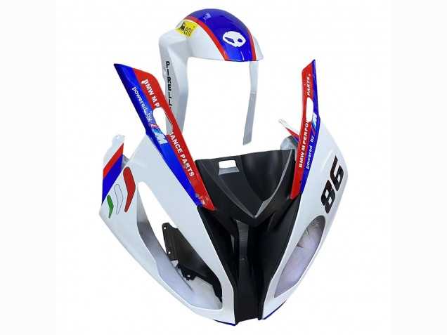 2017-2018 BMW S1000RR Bike Fairings - White Blue Red Glossy Black Australia