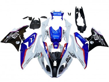 Affordable 2017-2018 BMW S1000RR Bike Fairings - White Blue Red Glossy Black Australia