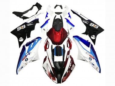 Affordable 2017-2018 BMW S1000RR Motorcycle Fairing - White Blue Red Black Australia