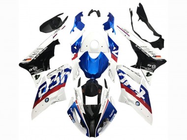 Affordable 2017-2018 BMW S1000RR Motorcycle Fairings - White Blue Red Glossy Black Tyco Australia