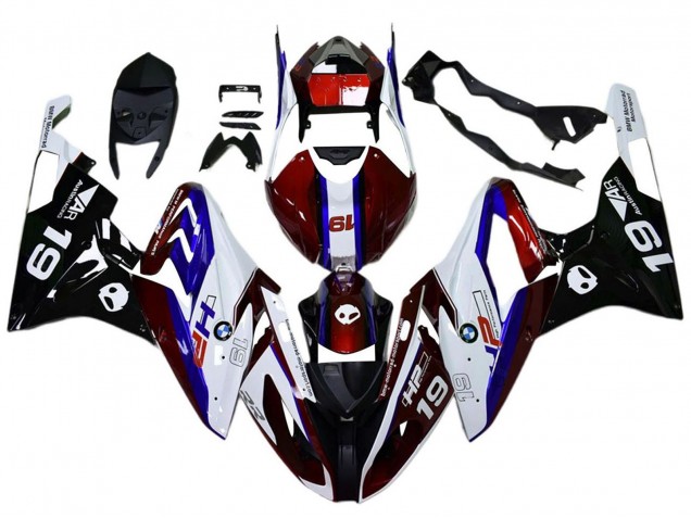 2017-2018 BMW S1000RR Motorcycle Fairings - White Red Blue Black Australia