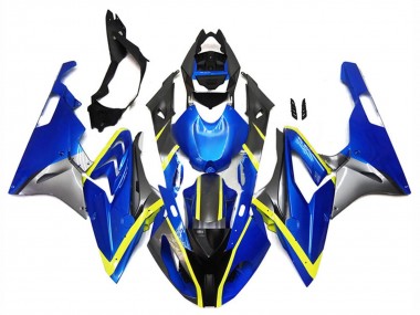 Affordable 2017-2018 BMW S1000RR Motorcycle Fairings - Silver Blue Yellow Australia