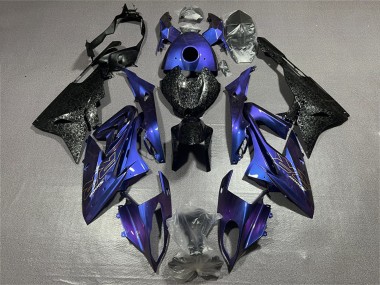 Affordable 2017-2018 BMW S1000RR Motorcycle Fairings - Blue Black Forged Carbon Fiber Australia