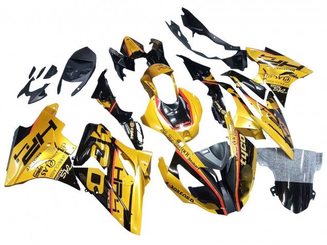2017-2018 BMW S1000RR Motorcycle Fairings - Gold Black Tyco Australia