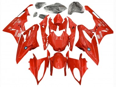 Affordable 2017-2018 BMW S1000RR Motorcycle Fairings - Red Castrol Australia