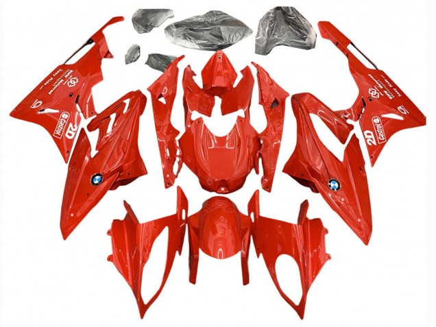 2017-2018 BMW S1000RR Motorcycle Fairings - Red Castrol Australia