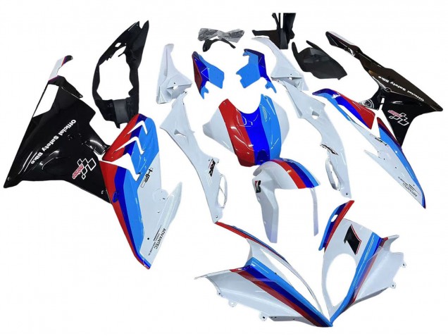 2015-2016 BMW S1000RR Motorcycle Fairing Kits - White Red Blue Glossy Black Australia