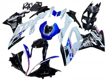 Affordable 2015-2016 BMW S1000RR Motorcycle Fairing Kits - White Blue Glossy Black Australia