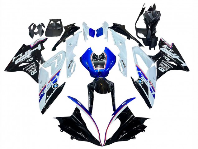 2015-2016 BMW S1000RR Motorcycle Fairing Kits - White Blue Glossy Black Australia