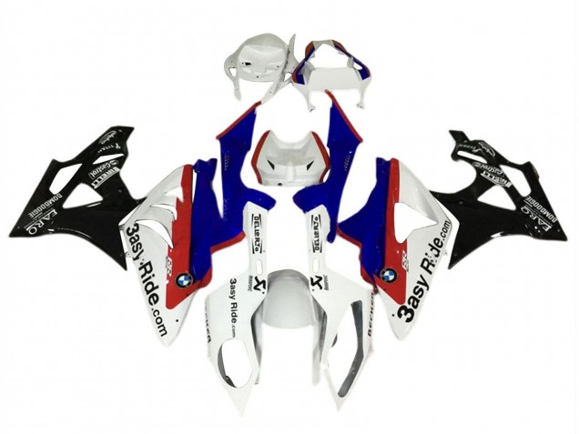 2015-2016 BMW S1000RR Motorcycle Fairing - White Red Blue Glossy Black Australia