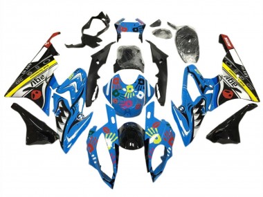 Affordable 2015-2016 BMW S1000RR Motorcycle Fairing Kits - Yellow Blue Black Shark Australia