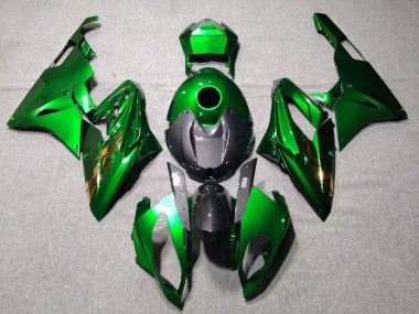 Affordable 2015-2016 BMW S1000RR Motorcycle Fairings - Green Black Carbon Fiber Australia
