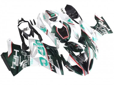 Affordable 2015-2016 BMW S1000RR Motorcycle Fairings - White Green Black Australia