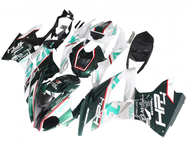 2015-2016 BMW S1000RR Motorcycle Fairings - White Green Black Australia