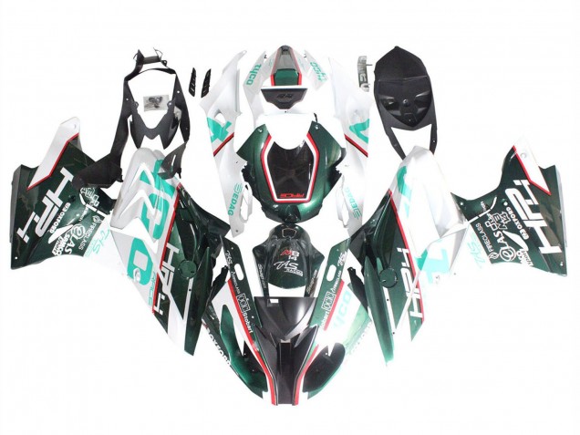 2015-2016 BMW S1000RR Motorcycle Fairings - White Green Black Australia