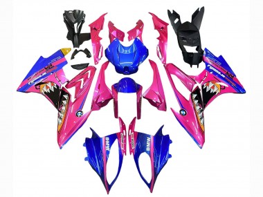 Affordable 2015-2016 BMW S1000RR Motorcycle Fairings - Pink Blue Shark Australia
