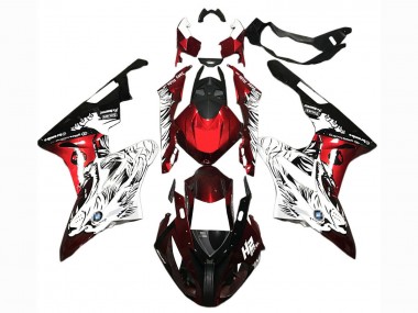 Affordable 2015-2016 BMW S1000RR Motorcycle Fairings - White Red Black Australia