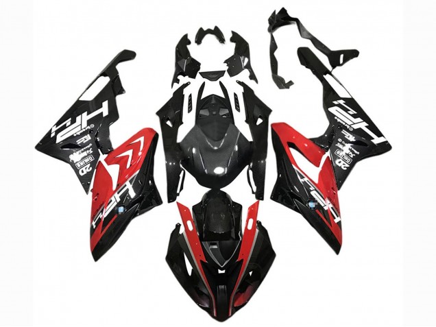 2015-2016 BMW S1000RR Motorcycle Fairings - Red Black Carbon Fiber Australia