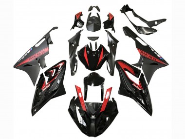 Affordable 2015-2016 BMW S1000RR Motorcycle Fairings - Red Glossy Black Matte Black Australia