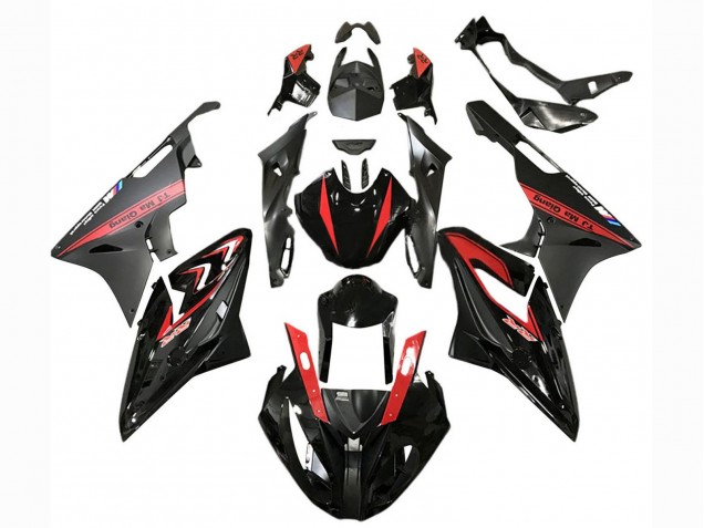 2015-2016 BMW S1000RR Motorcycle Fairings - Red Glossy Black Matte Black Australia