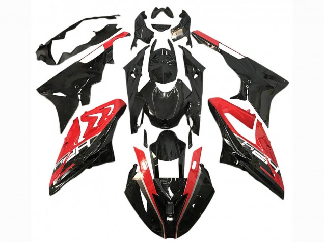 2015-2016 BMW S1000RR Motorcycle Fairings - Red Glossy Black Australia