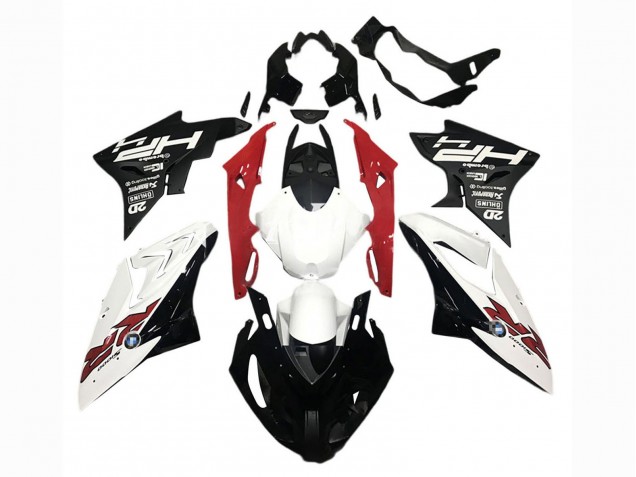 2015-2016 BMW S1000RR Motorcycle Fairings - White Red Matte Black Australia