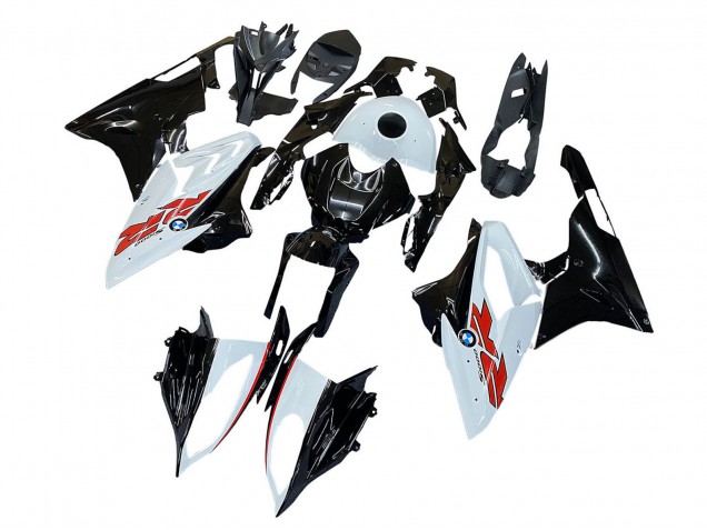 2015-2016 BMW S1000RR Motorcycle Fairings - White Black Carbon Fiber Australia