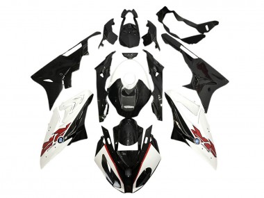 Affordable 2015-2016 BMW S1000RR Motorcycle Fairings - White Black Carbon Fiber Australia