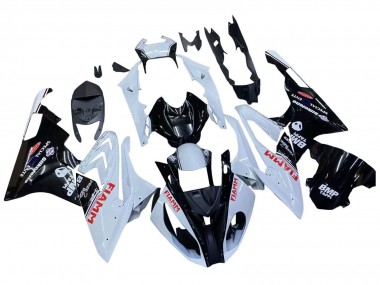 Affordable 2015-2016 BMW S1000RR Motorcycle Fairings - White Glossy Black Fiamm Australia