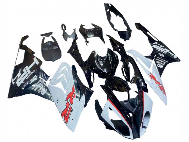 2015-2016 BMW S1000RR Motorcycle Fairings - White Glossy Black Australia
