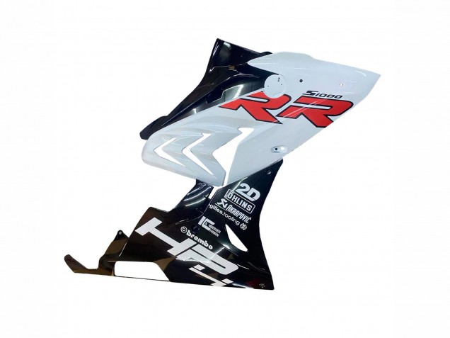 2015-2016 BMW S1000RR Motorcycle Fairings - White Glossy Black Australia