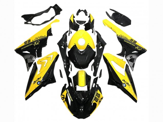 2015-2016 BMW S1000RR Motorcycle Fairings - Yellow Black Australia