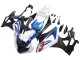 2009-2014 BMW S1000RR Motorcycle Fairings - White Blue Matte Black Australia