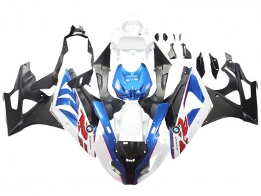 Affordable 2009-2014 BMW S1000RR Motorcycle Fairings - White Blue Matte Black Australia