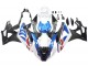2009-2014 BMW S1000RR Motorcycle Fairings - White Blue Matte Black Australia