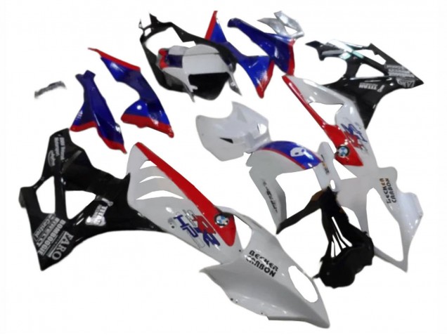2009-2014 BMW S1000RR Abs Fairings - White Red Blue Glossy Black Australia