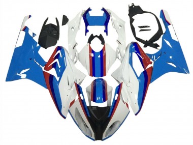Affordable 2009-2014 BMW S1000RR Motorcycle Fairings - White Red Blue Australia