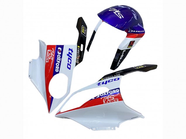 2009-2014 BMW S1000RR Motorcycle Fairings - White Red Blue Black Tyco Australia