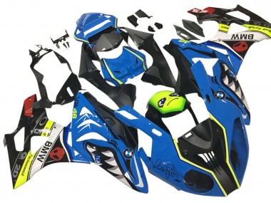 Affordable 2009-2014 BMW S1000RR Motorcycle Fairings - Blue Yellow Red Black Shark VR 46 Australia