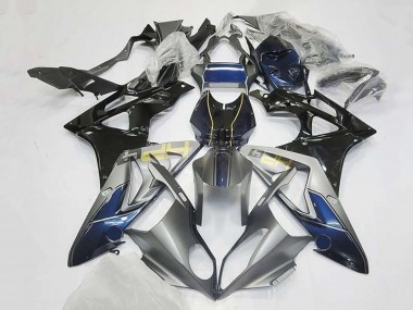 Affordable 2009-2014 BMW S1000RR Motorcycle Fairings - Silver Blue Glossy Black Australia