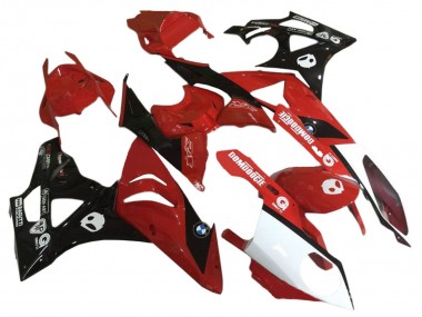 Affordable 2009-2014 BMW S1000RR Motorcycle Fairings - Red White Glossy Black Australia