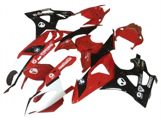 2009-2014 BMW S1000RR Motorcycle Fairings - Red White Glossy Black Australia