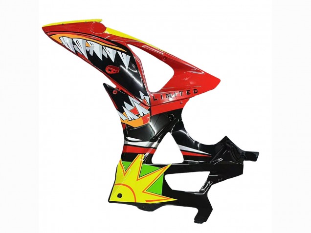 2009-2014 BMW S1000RR Motorcycle Fairings - Red Blue Yellow Shark Australia