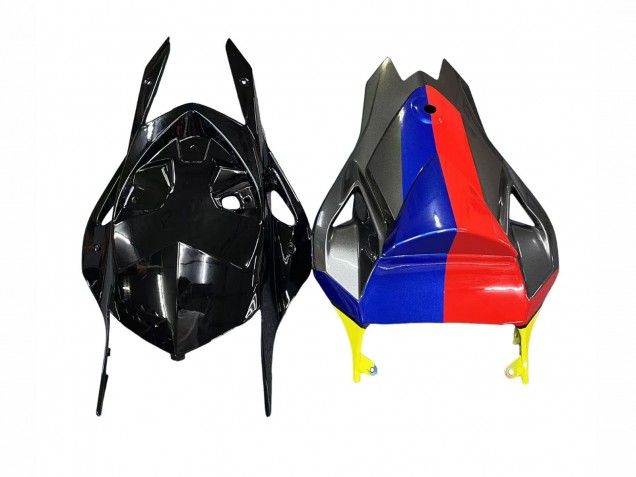 2009-2014 BMW S1000RR Motorcycle Fairings - Red Blue Yellow Shark Australia