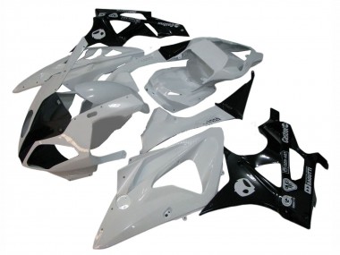 Affordable 2009-2014 BMW S1000RR Motorcycle Fairings - White Glossy Black Australia