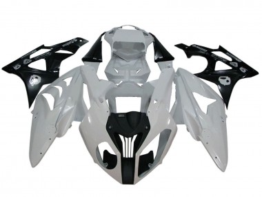 Affordable 2009-2014 BMW S1000RR Motorcycle Fairings - White Glossy Black Australia