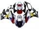 2009-2014 BMW S1000RR Motorcycle Fairings - White Red Yellow Black Castrol Australia